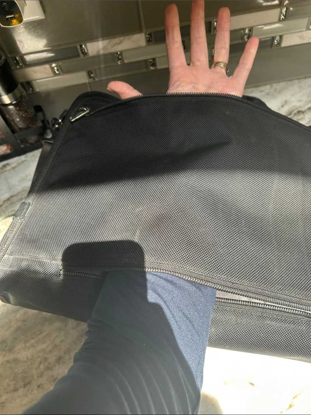 TUMI Expandable Laptop Briefcase 18x 13.5